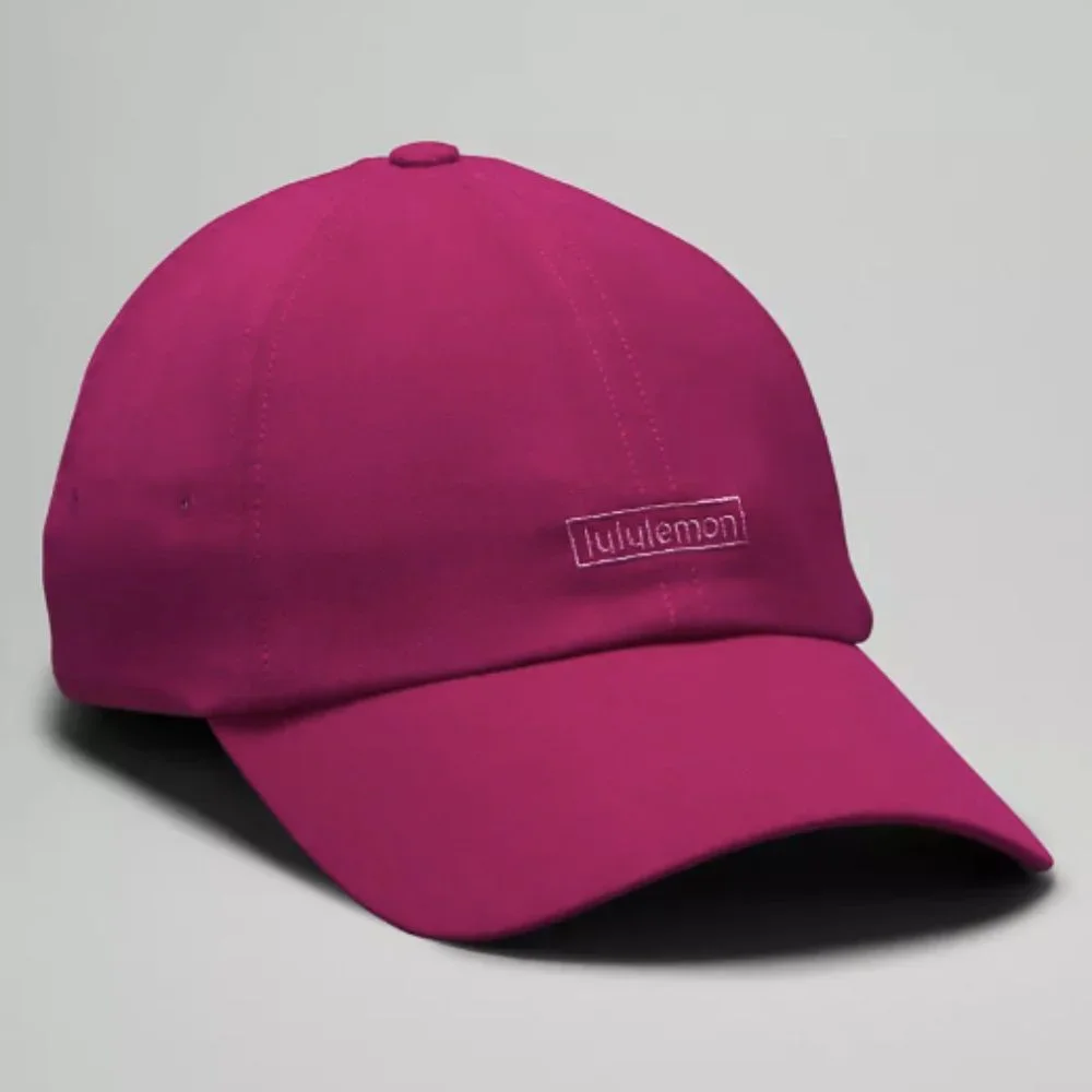 (2394) NWT LULULEMON Women's Baller Hat Soft Embroidered in DEEP LUXE - Picture 1 of 1
